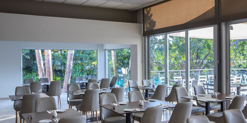 Stylish renovation of the Alexander dining venue at Mayfair Hotel Paphos